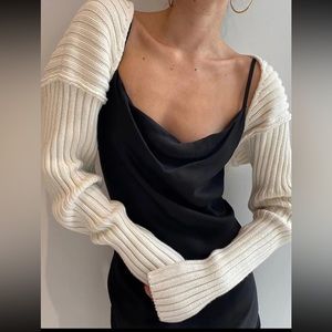 White Shrug/Bolero Top One Size NWOT